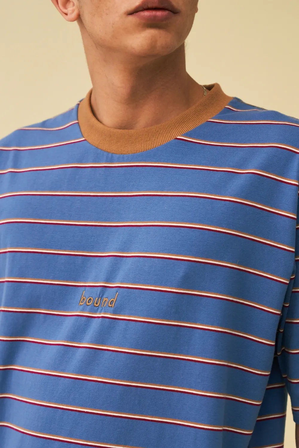 bound 'Sapphire Blue' Stripe Tee