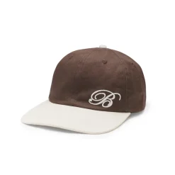 bound Signature 6 Panel Cap - Brown/Cream