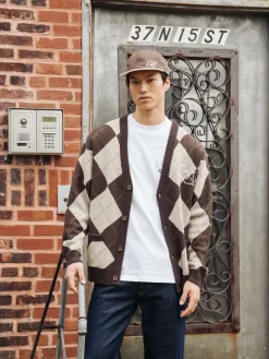 bound Signature 6 Panel Cap - Brown/Cream