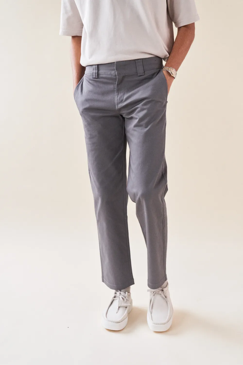 bound 'Stamford' Chino Trouser - Grey