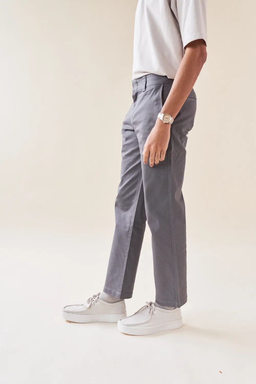 bound 'Stamford' Chino Trouser - Grey