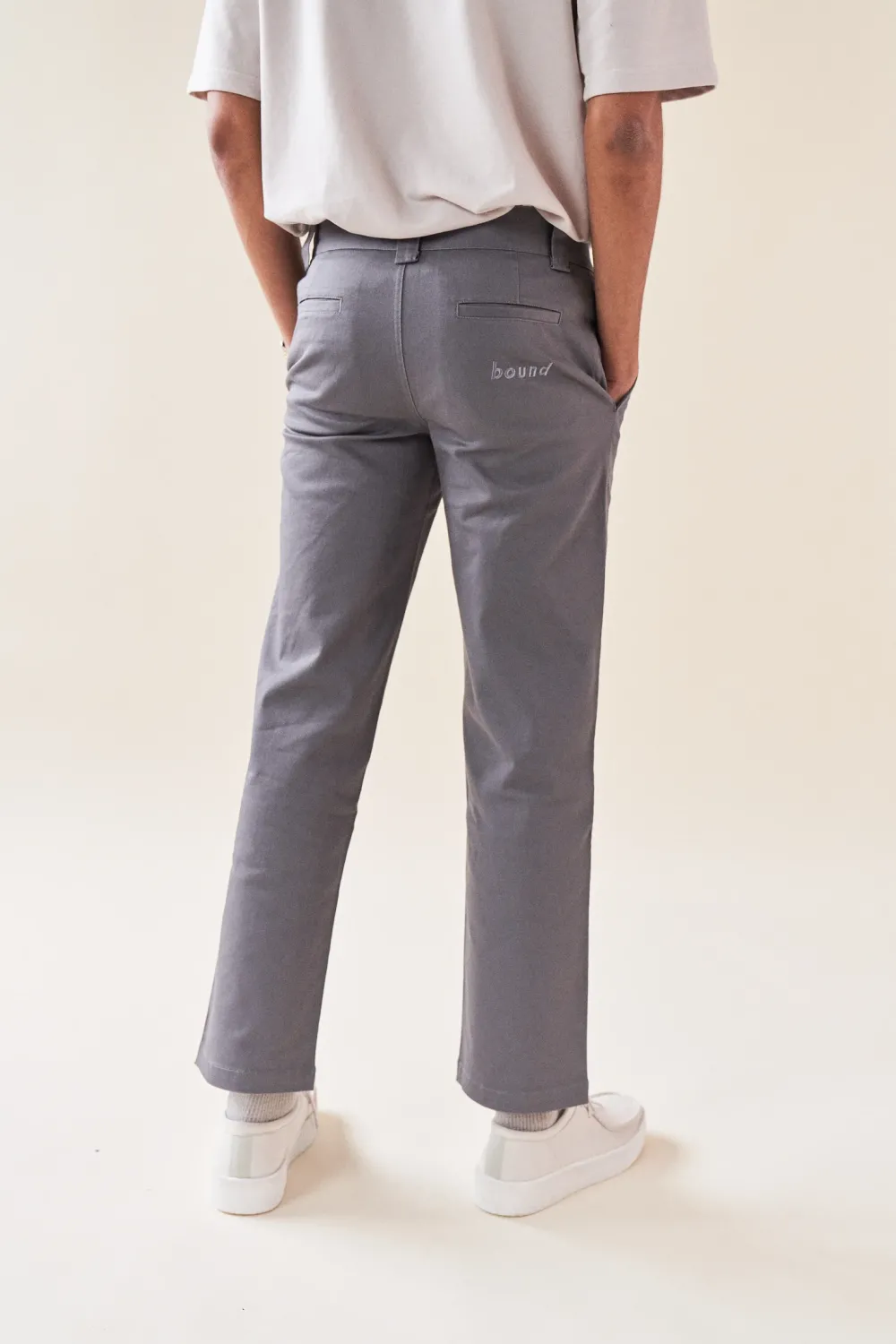 bound 'Stamford' Chino Trouser - Grey