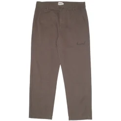 bound Straight Work Pant - Brown