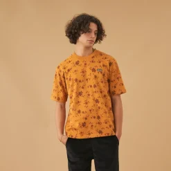 bound 'Sunflower' Heavy Jacquard Knit Tee