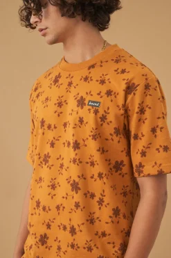 bound 'Sunflower' Heavy Jacquard Knit Tee