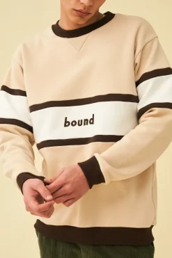 bound 'Tabernas' Panel Sweater - Sand