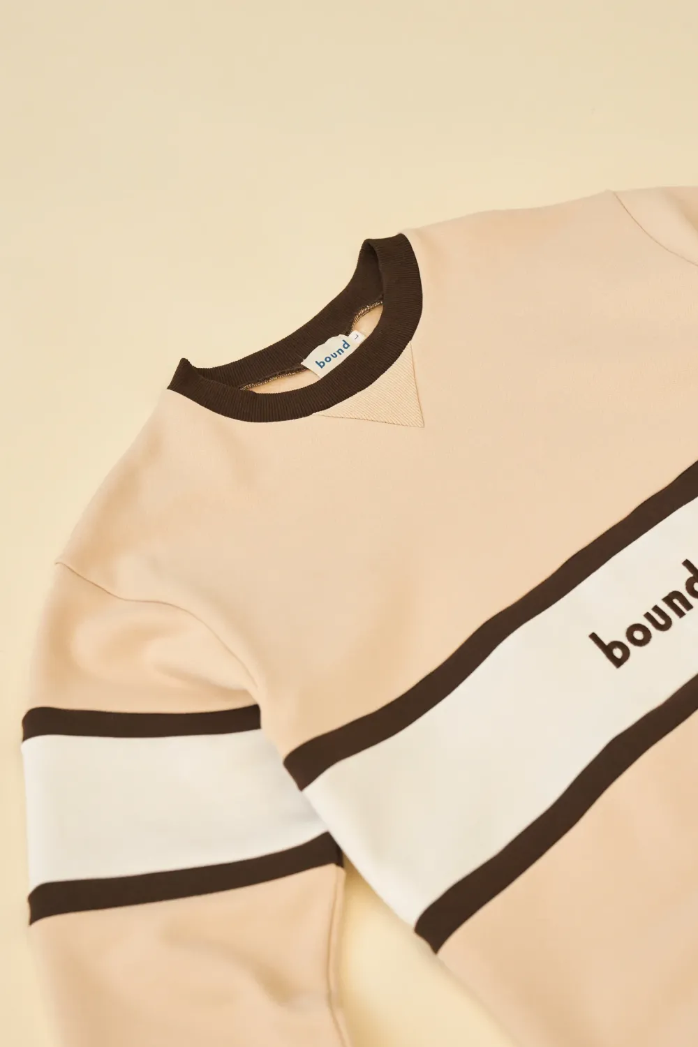 bound 'Tabernas' Panel Sweater - Sand