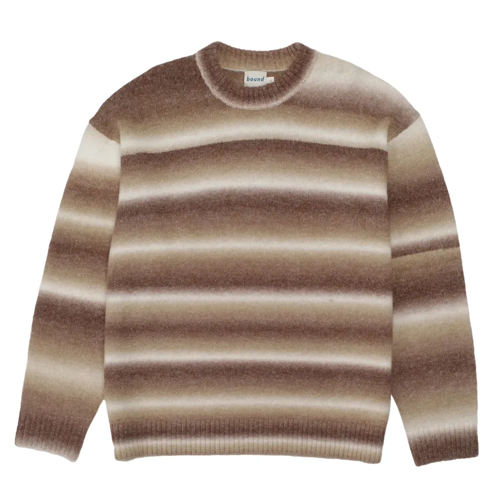 bound Toffee Ombre Knit Sweater