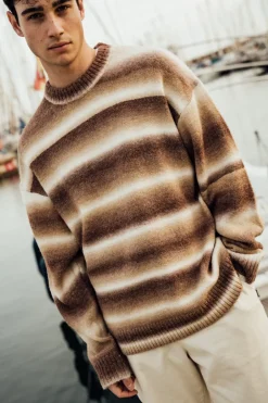 bound Toffee Ombre Knit Sweater