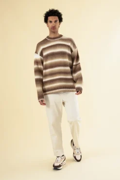 bound Toffee Ombre Knit Sweater