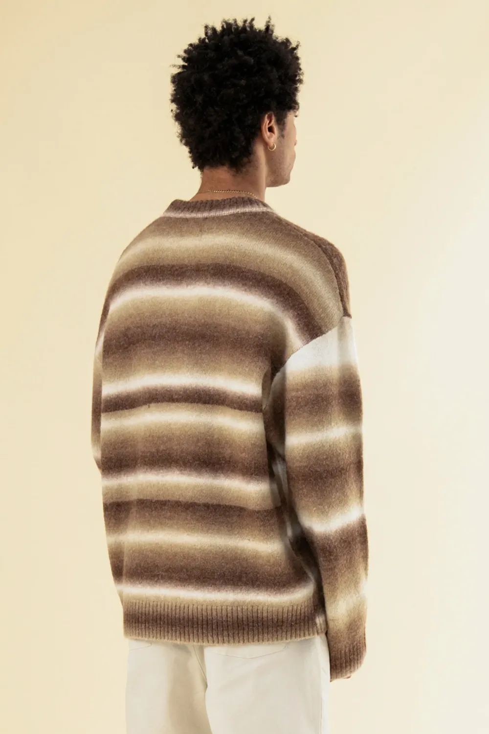 bound Toffee Ombre Knit Sweater