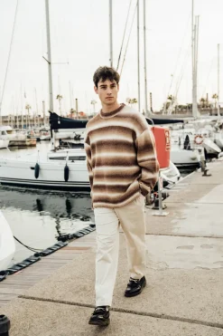 bound Toffee Ombre Knit Sweater