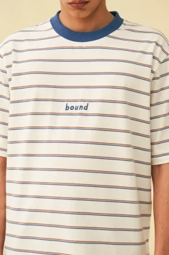 bound 'White Stripe' Tee