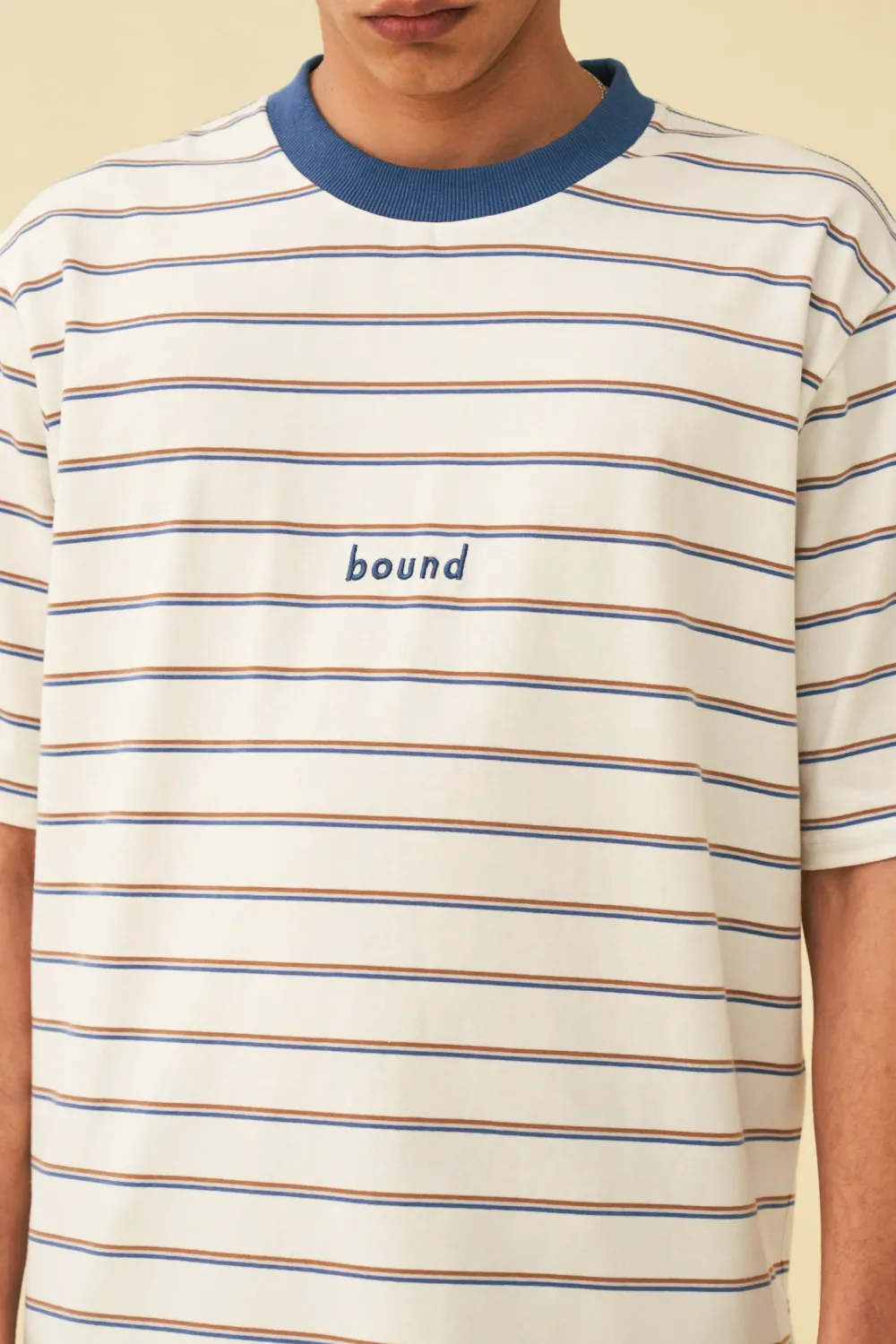 bound 'White Stripe' Tee