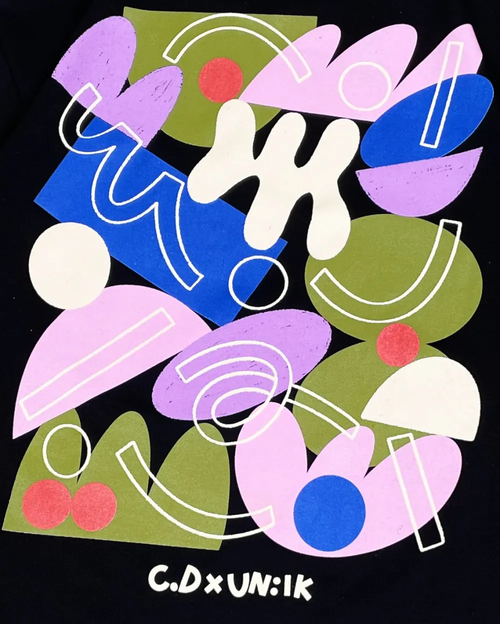 C.D x UN:IK 'Abstract' Tee - Black