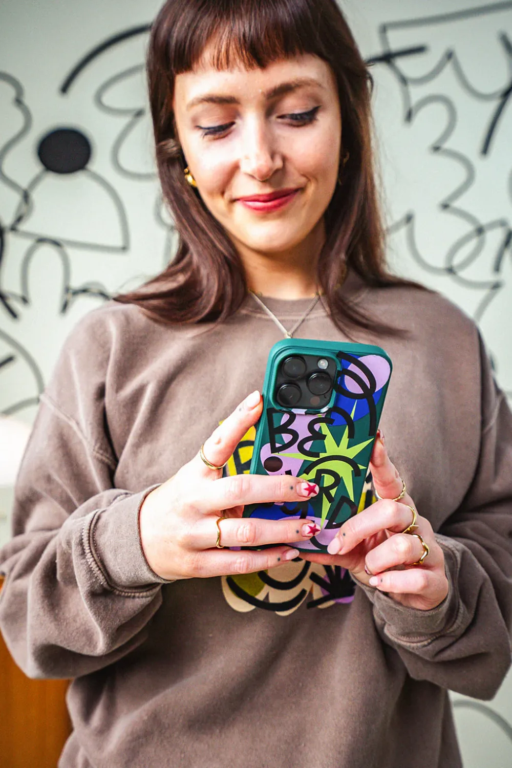 C.D x UN:IK 'Be Wyrd' Phone Case - Green