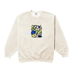 C.D x UN:IK 'Be Wyrd' Washed Sweater - Ecru