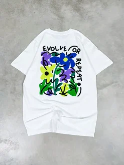 C.D x UN:IK 'Evolve or Repeat' Tee - White