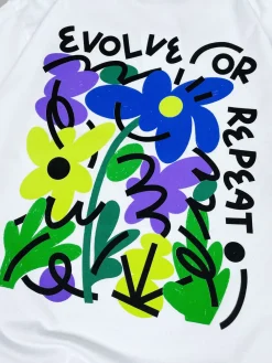 C.D x UN:IK 'Evolve or Repeat' Tee - White