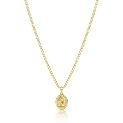 UN:IK Essentials Centurion Pendant Necklace - Silver / Gold