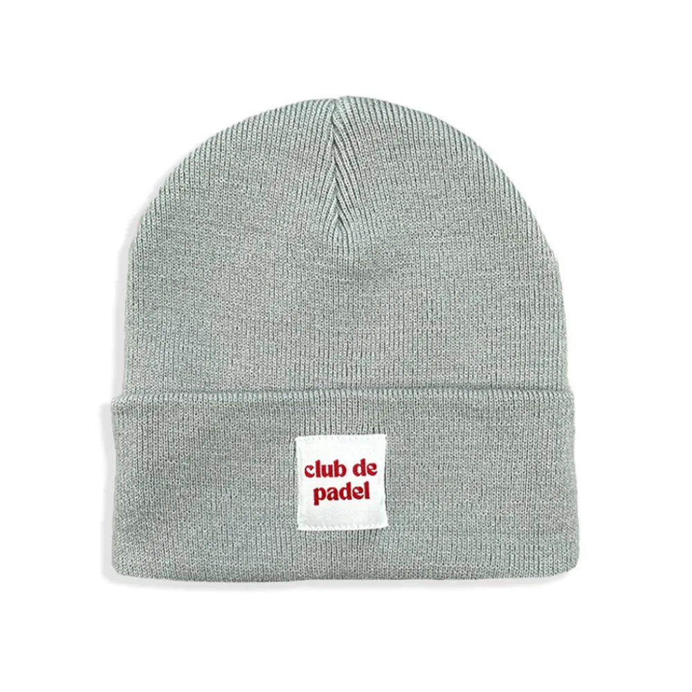 Club De Padel Beanie - Green / Grey / Cream / Navy