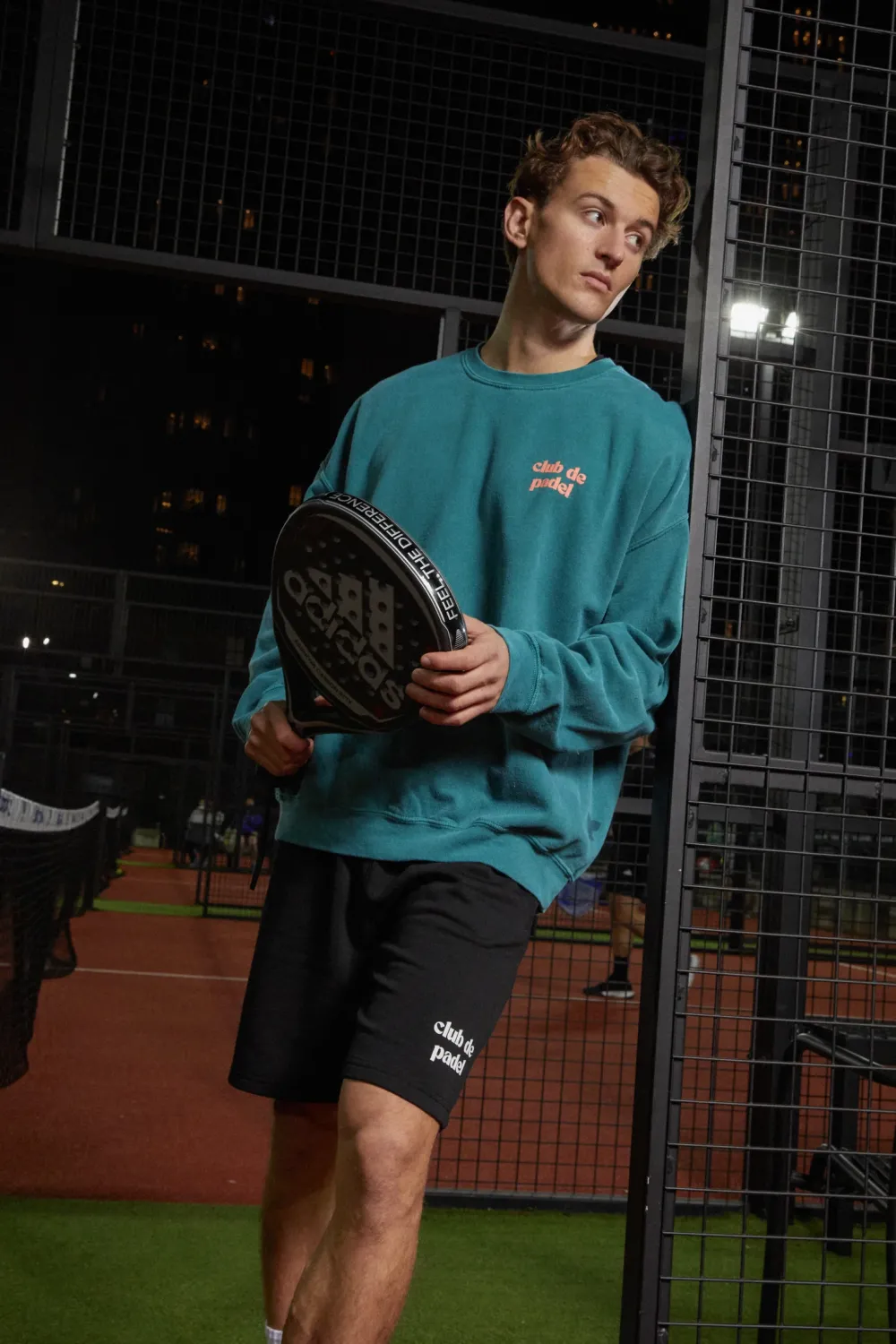 Club De Padel 'El Martillo 1.0' Vintage Washed Sweater - Dark Green
