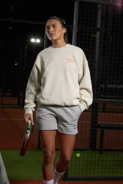 Club De Padel 'El Martillo 2.0' Vintage Washed Sweater - Cream