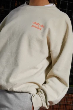 Club De Padel 'El Martillo 2.0' Vintage Washed Sweater - Cream