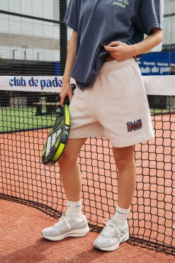 Club De Padel 'Heritage' Jogger Shorts - Bone