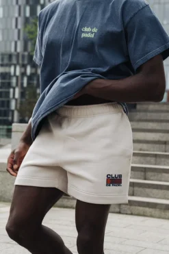 Club De Padel 'Heritage' Jogger Shorts - Bone