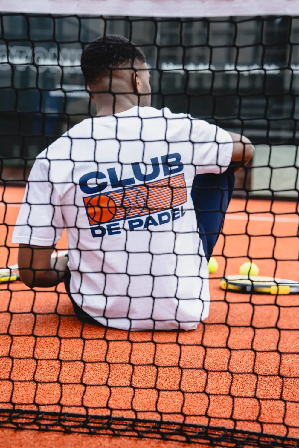 Club De Padel 'Heritage' Tee - White
