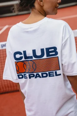 Club De Padel 'Heritage' Tee - White