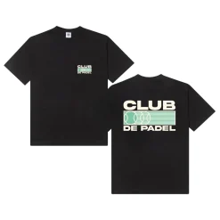Club De Padel 'Heritage' Tee - Black