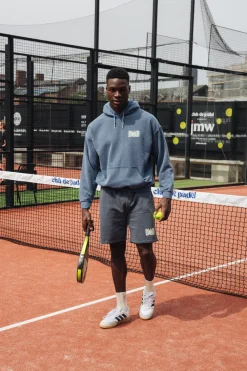 Club De Padel 'Heritage' Washed Jogger Shorts - Navy