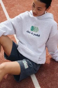 Club De Padel 'Heritage' Washed Jogger Shorts - Navy