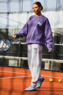 Club De Padel Logo Joggers - Ash Grey
