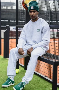 Club De Padel Logo Joggers - Ash Grey