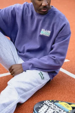 Club De Padel Logo Joggers - Ash Grey