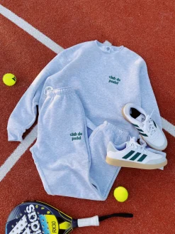 Club De Padel Logo Joggers - Ash Grey