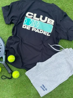 Club De Padel Logo Jogger Shorts - Grey