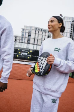 Club De Padel Logo Sweater - Ash Grey