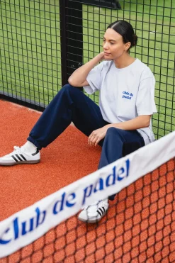 Club De Padel Logo Tee - Ash