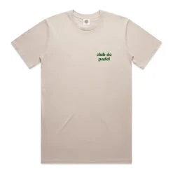 Club De Padel Logo Tee - Bone
