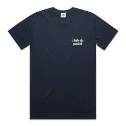 Club De Padel Logo Tee - Navy