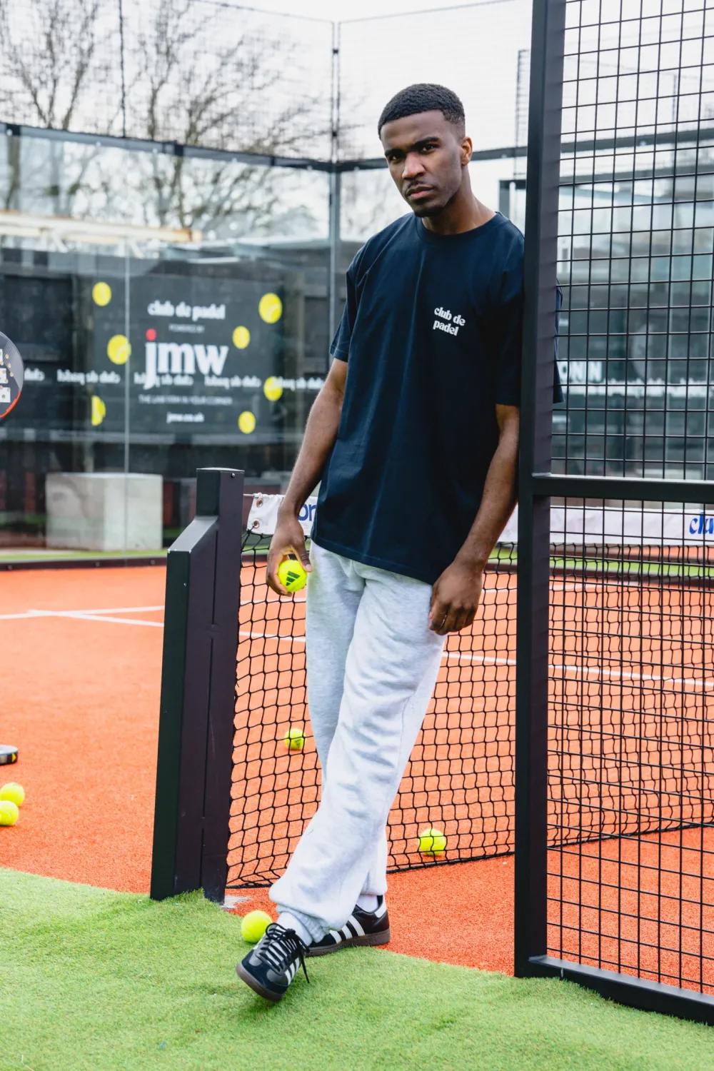 Club De Padel Logo Tee - Navy