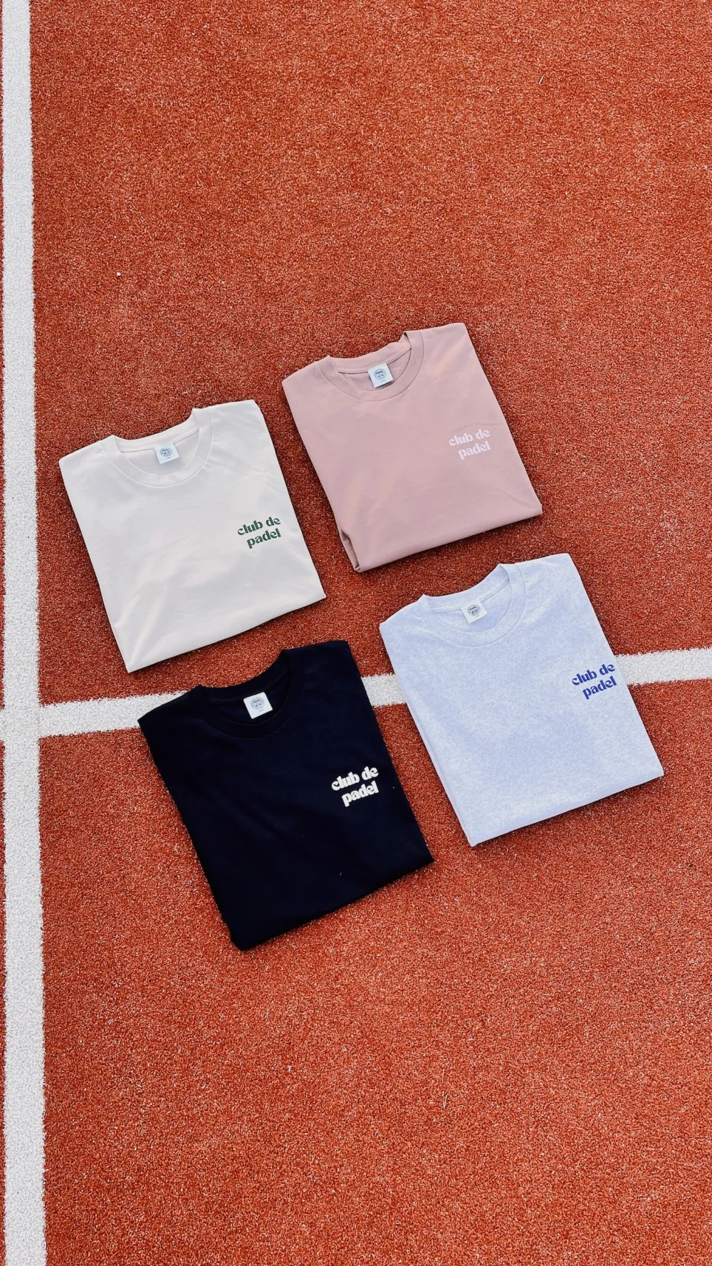 Club De Padel Logo Tee - Navy