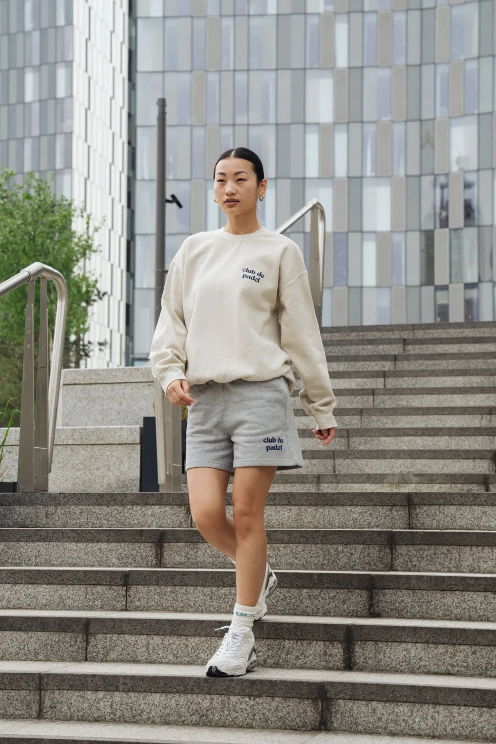 Women Club De Padel Logo WMNS Jogger Shorts - Grey