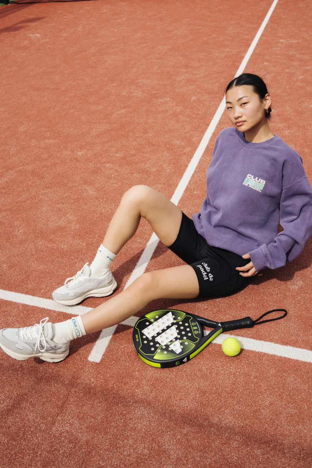 Women Club De Padel Logo WMNS Tech Shorts - Black