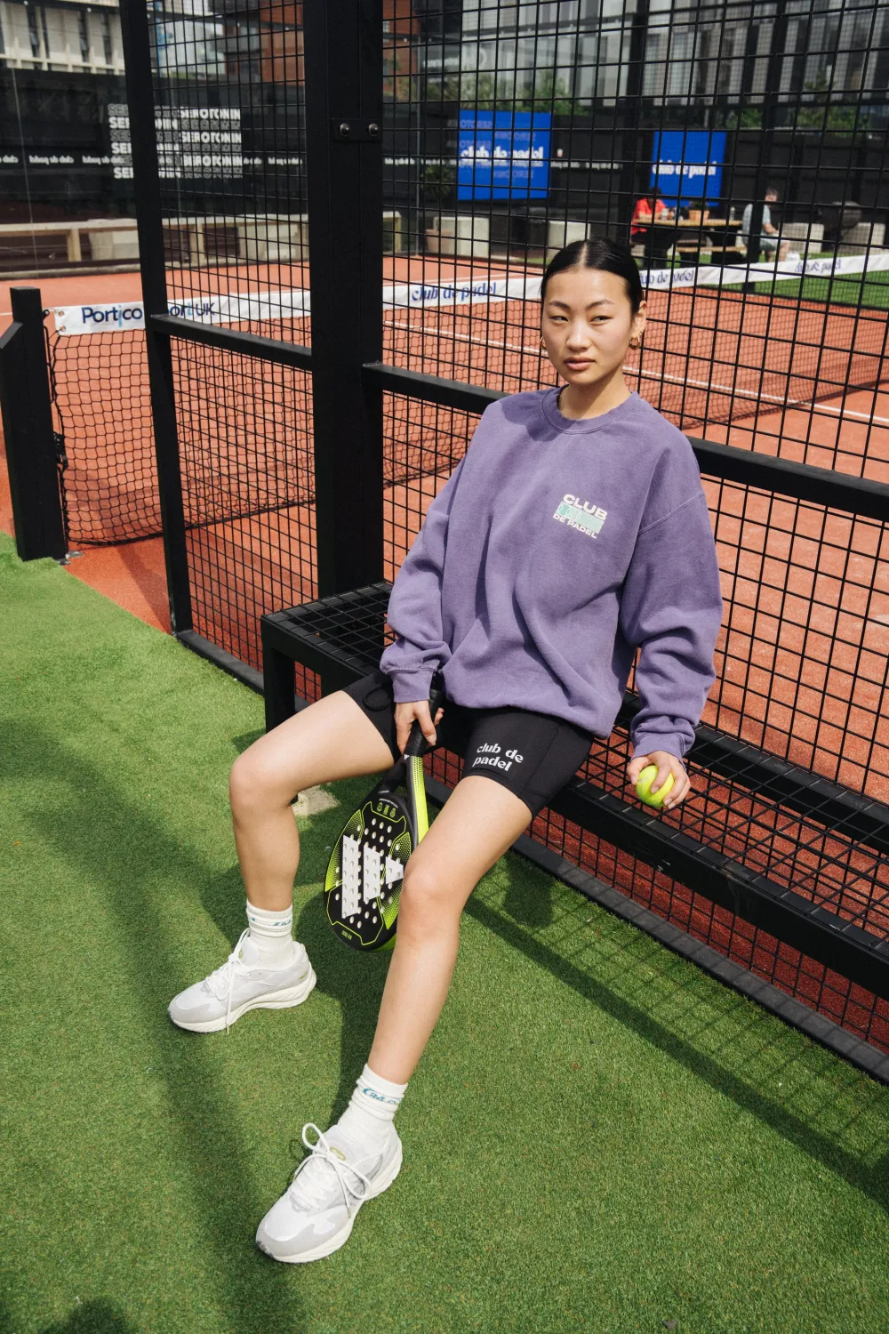 Women Club De Padel Logo WMNS Tech Shorts - Black