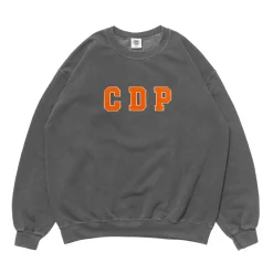 Club De Padel 'Varsity' Vintage Washed Sweater - Black